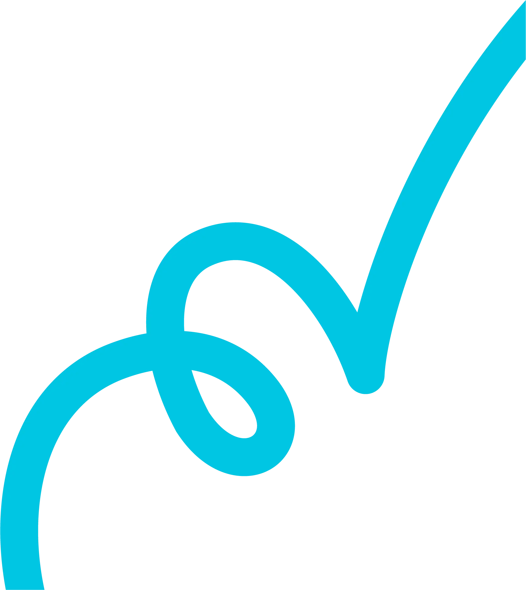 Squiggle Style 3 Blue