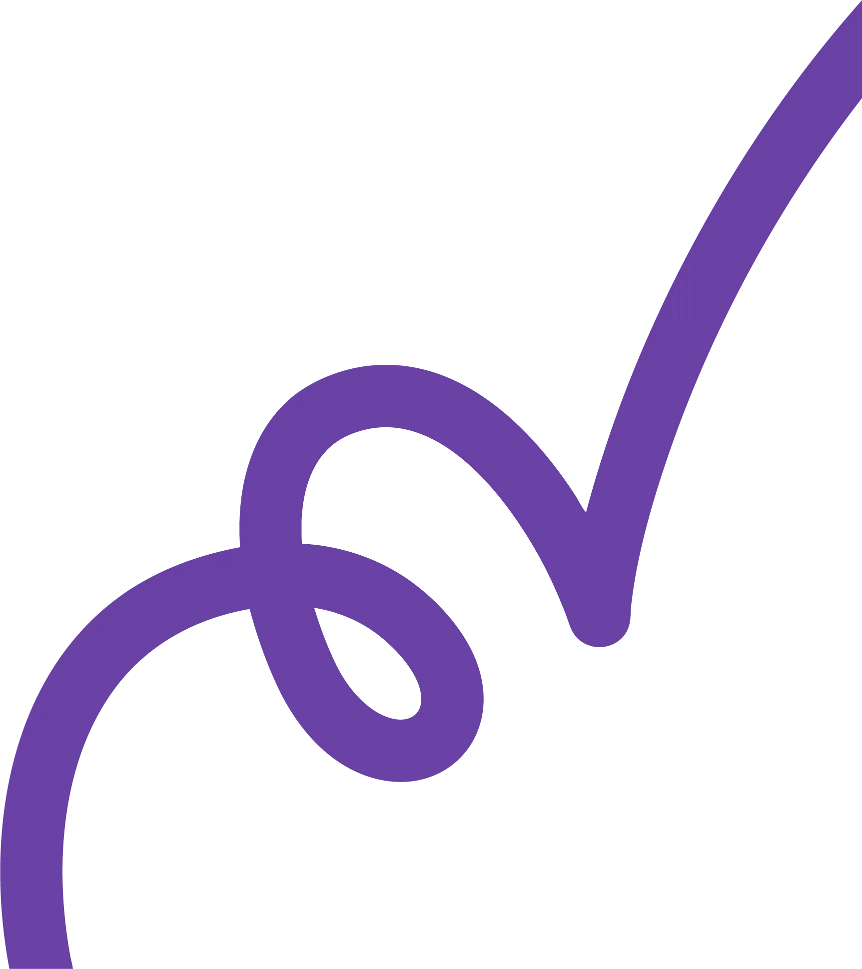 Squiggle Style 3 Purple